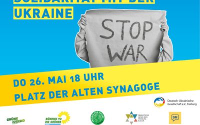 Parteiübergreifende Demonstration: Solidarität mit der Ukraine